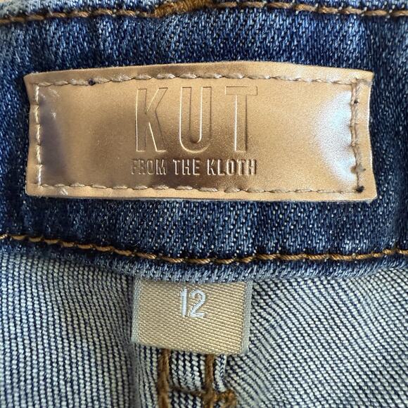 Kut From The Kloth Jeans Women's Meg Fab Ab Wide Legs Sz 12 Bohemian High Rise - Picture 5 of 10